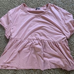 SHEIN Plus Drop Shoulder Peplum Top